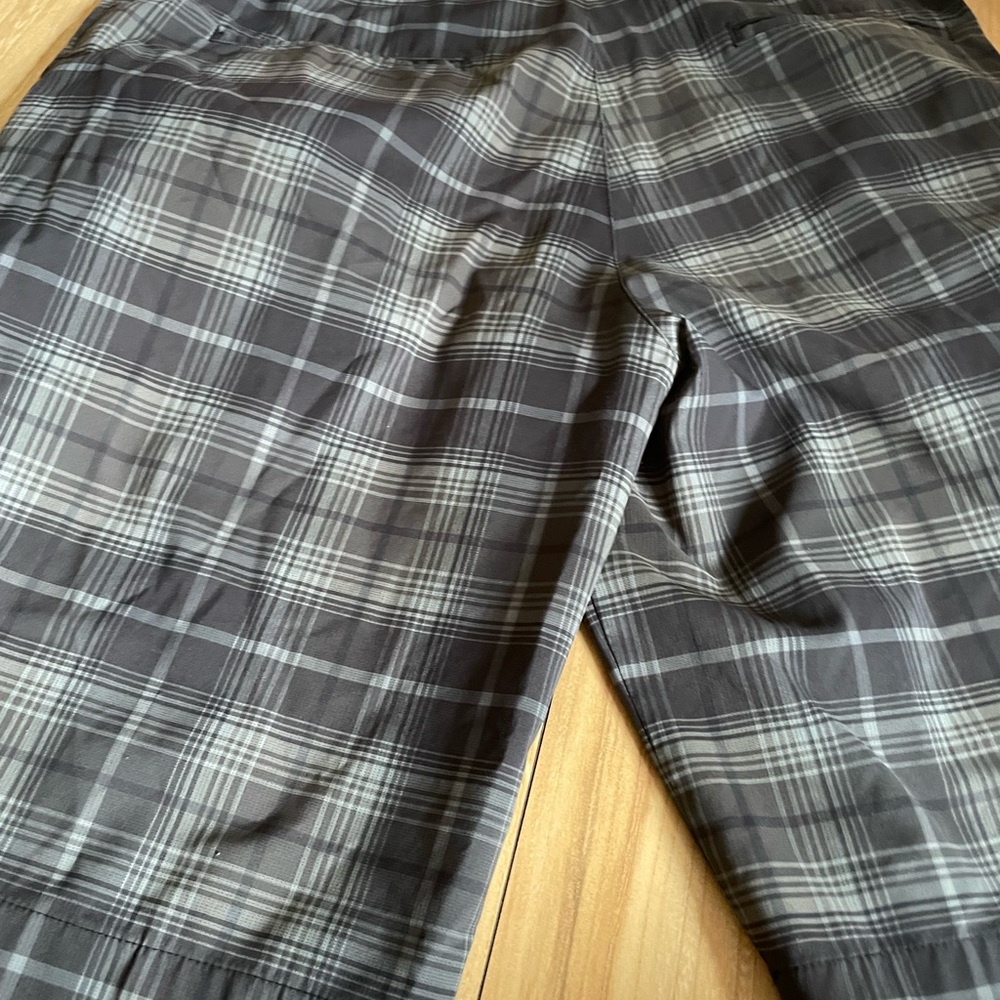 Nike Men's Charcoal Plaid Dress shorts